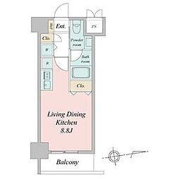 間取図画像 ワンルーム