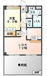 ストロベリー 1LDKの間取図画像