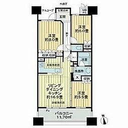 間取図画像 3LDK