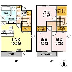 パークヒルズ 1階/101