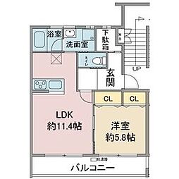 パークウエスト上社 3階/302