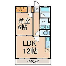 間取図画像 2DK