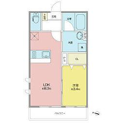 ベネフィス西新 3階/301
