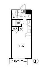 ファンタジア21 ワンルームの間取図画像