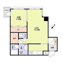間取図画像 1LDK