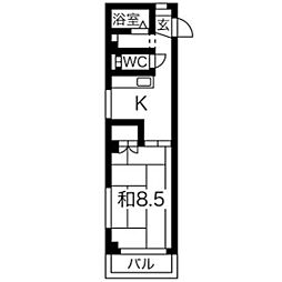 シャンパーニュ 1階/101