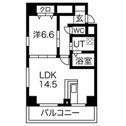 間取図画像 1LDK
