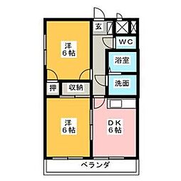 間取図画像 2DK