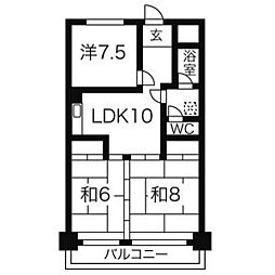 大進コーポ 4階/405