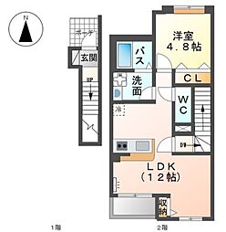 ラド　デル　パルケ 2階