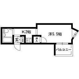 間取図画像 ワンルーム