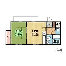 間取図画像 1LDK