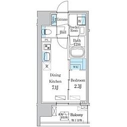 名古屋市千種区今池1丁目マンション 1DKの間取図画像