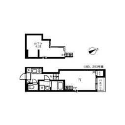 ハーモニーテラス萩原町 2階