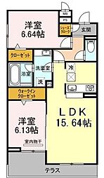 ガーデンテラス 1階