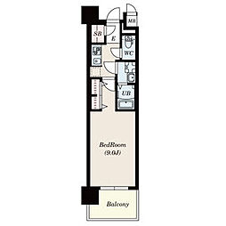 S-RESIDENCE本郷2 1Kの間取図画像