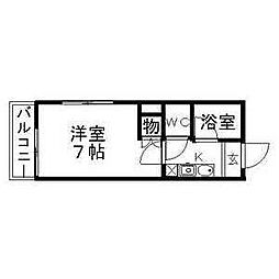 セザール烏森 2階