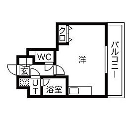 間取図画像 ワンルーム