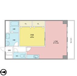 Vg.Tree 1LDKの間取図画像