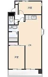 ファミールT・J 2LDKの間取図画像