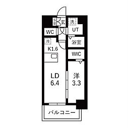 メイクスアート名古屋城西 1LDKの間取図画像