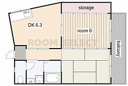 マンション服部 3階/301