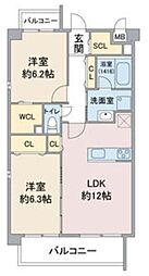 ブルーポアール 4階/4A