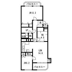 シャンボール山手D棟 4階