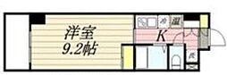 HF久屋大通レジデンス 1Kの間取図画像