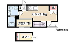 REX新栄 ワンルームの間取図画像