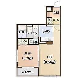 リリーローサ 2階