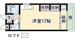 錦荘アパート 1階