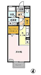 ラ　フォーレ幸心　Ａ 2階