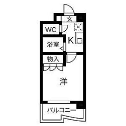 DOLLHOUSE又穂 1Kの間取図画像