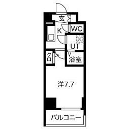 エスリード大須アヴェニュー 1Kの間取図画像