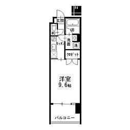 弥富通ライズ 1Kの間取図画像