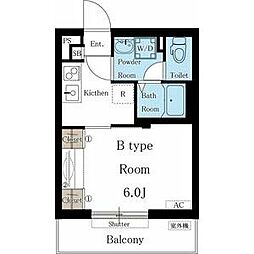 リブリ・千種 1Kの間取図画像