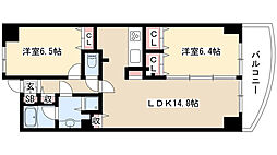 さくらヒルズフジミ 2LDKの間取図画像