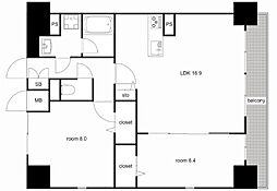 プレスティ則武 9階/901