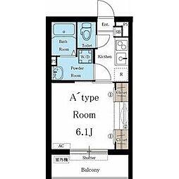 リブリ・千種 1Kの間取図画像