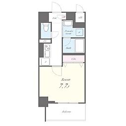 ル・シエル葵 1Kの間取図画像