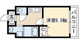 メゾン・ド・リスブラン 1Kの間取図画像