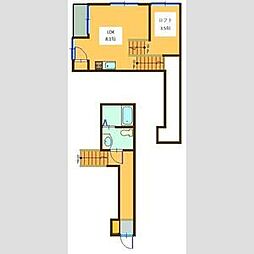 イオ ワンルームの間取図画像