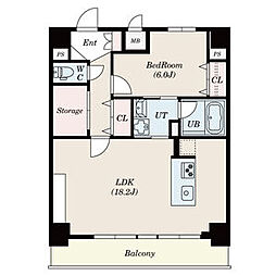 ポルタニグラ大須 1SLDKの間取図画像