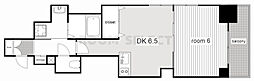 エステムプラザ名古屋駅前プライムタワー 1DKの間取図画像