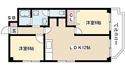 メゾン白鳥 2階/201