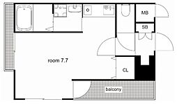 プレサンス名古屋STATIONザ・シティ 1Kの間取図画像
