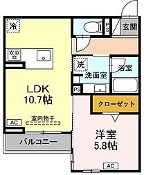 セレスティア唐山町 2階/203