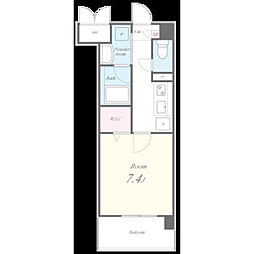 MX-4 1Kの間取図画像
