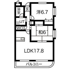 物件の間取り